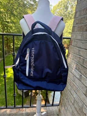 Vineyard Vines Navy/Pink Backpack
